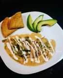Chilaca en Crema de Queso