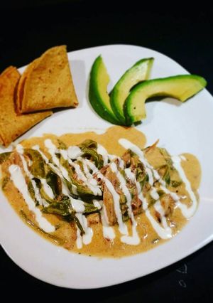 Una foto de Chilaca en Crema de Queso