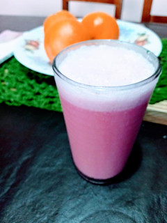 Una foto de Licuado de frutillas