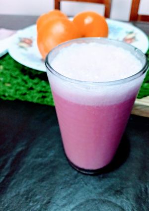 Una foto de Licuado de frutillas