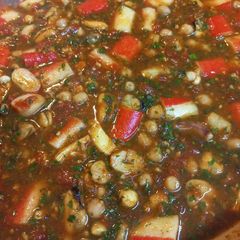 A picture of Moroccan Seafood Stew.