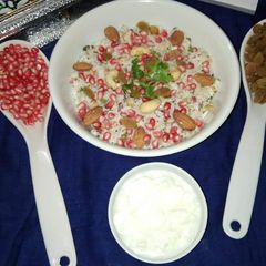 A picture of Curd rice.