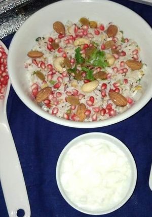A picture of Curd rice.