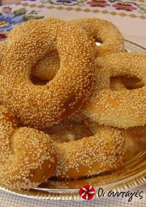 A picture of Fluffy and quick koulouria from Thesaloniki.