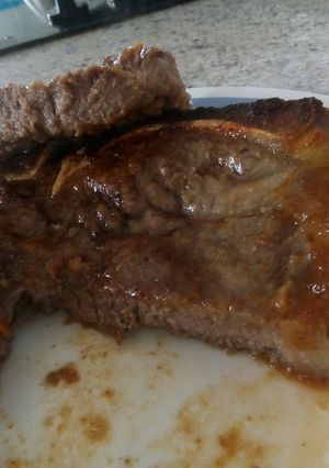 Una foto de Carne asada falsa