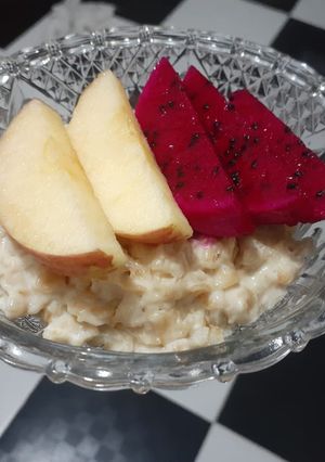 Foto resep Bubur Oat dan Buah