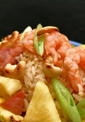 A picture of Pineapple Fried Rice.