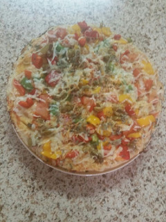 صورة لوصفة بيتزا بالمقلاة 🍕🍕