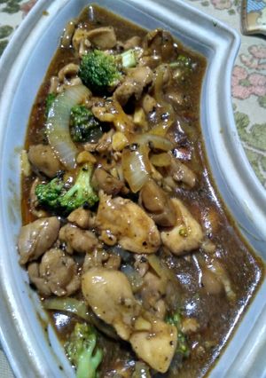Foto resep Ayam Jamur Lada Hitam