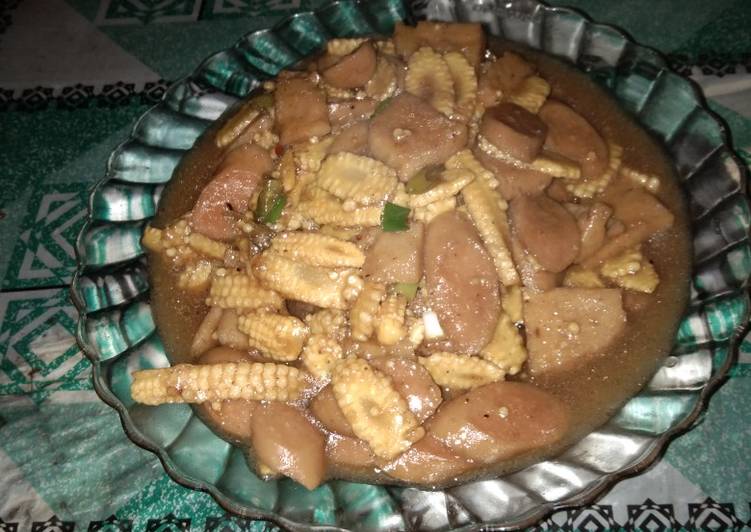 Bahan Membuat Tumis putren(jagung muda),sosis &amp; bakso, Anti Gagal