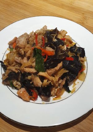 รูปของ ไก่ผัดขิง
