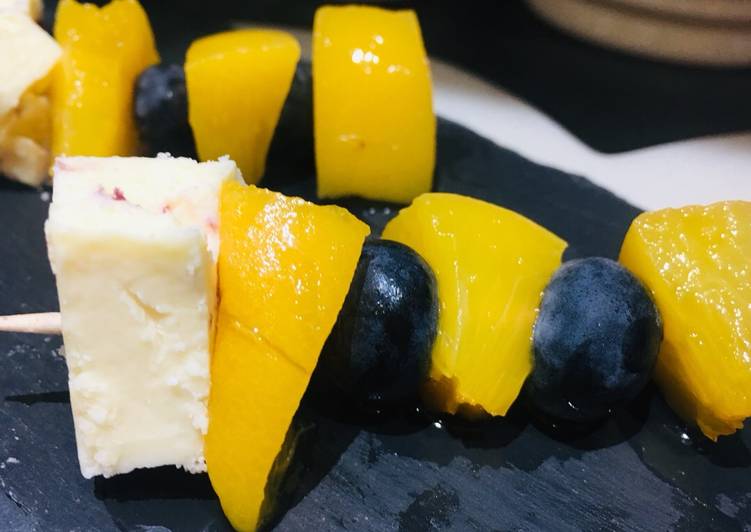 Simple Way to Make Award-winning Fruit and cheese sticks