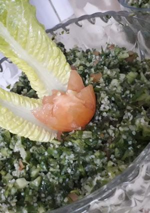 صورة لوصفة تبولة على اصولها