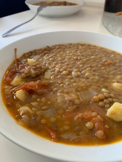 Una foto de Lentejas improvisadas en thermomix