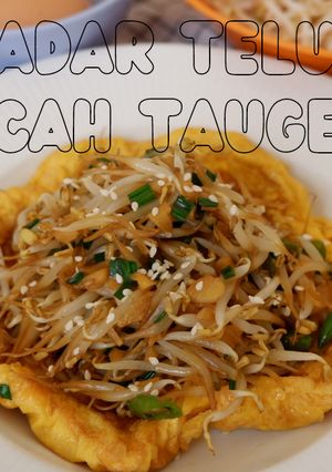 Foto resep Dadar Telur Cah Tauge