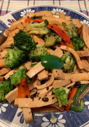 鼓椒百頁豆腐 的食譜成品照片
