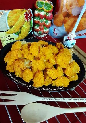 عکسی از دستور میگو سوخاری توپی 🦐