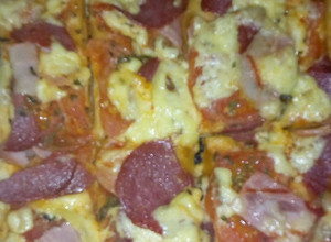 Una foto de Pizza casera