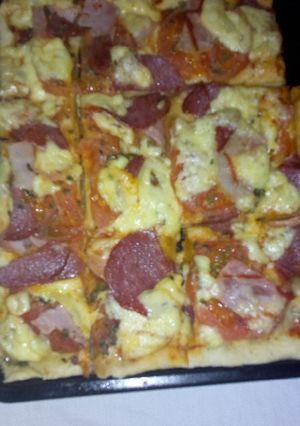 Una foto de Pizza casera