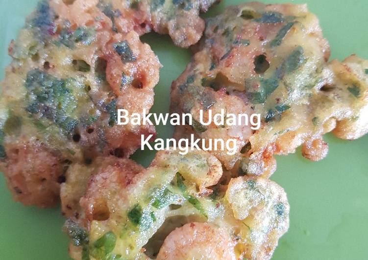 Bakwan Udang Kangkung