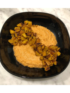 Foto di Purea di ceci e zucca con pane croccante speziato 🥫🎃