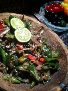 Foto resep Tumis Teri Bawang Merah Cabe Ijo