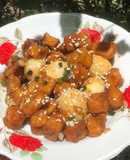 Đậu hũ trứng sốt tỏi