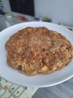 Una foto de Tortilla de alcachofas