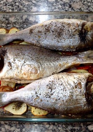 Una foto de Dorada al horno saludable