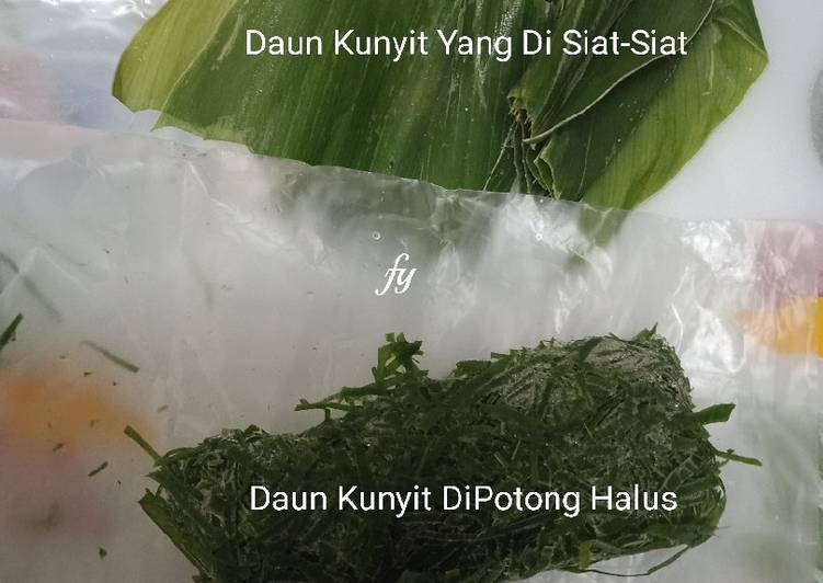 Easiest Way to Make Super Quick Homemade Daun Kunyit Tetap segar Walaupun Telah lebih 2Bulan