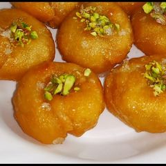 Balushahi | Badusha | Khurmi recipe (famous indian sweet) A picture of Balushahi | Badusha | Khurmi recipe (famous indian sweet).