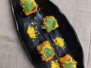 A picture of peas samosa