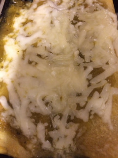 A picture of Spinach and Mushroom Enchiladas.