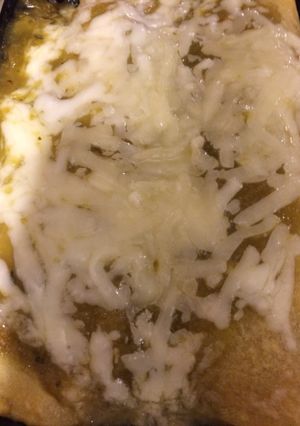 A picture of Spinach and Mushroom Enchiladas.