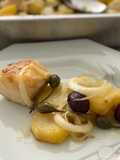 Bacalhau com batatas e alcaparras