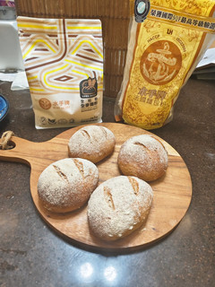 A picture of Rye Multigrain Flaxseed European Bread.