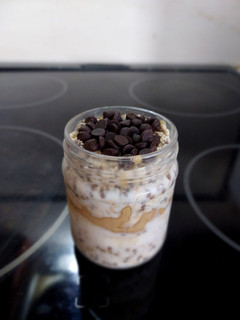 Φωτογραφία της συνταγής Overnight oat με Μπανάνα και Φυστικοβούτυρο