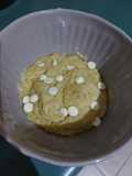 Mug cake de chips de chocolate blanco