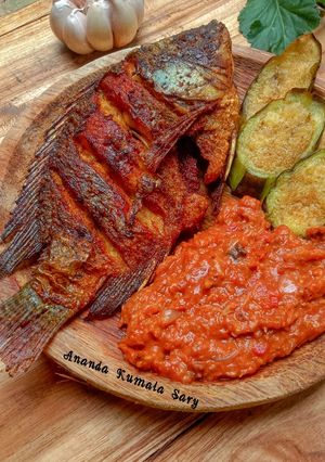 Foto resep Ikan Mujair Goreng Sambal Terasi