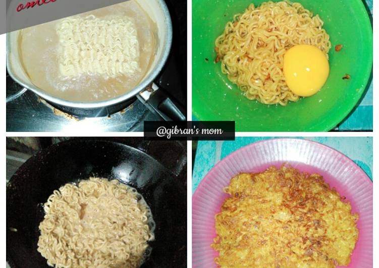 Omlet mie telur #BikinRamadanBerkesan