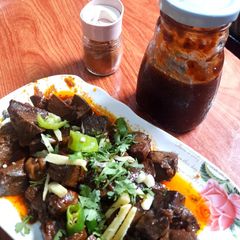 Mutton kaleji😍with gurday A picture of Mutton kaleji😍with gurday.