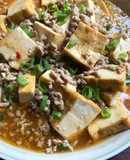Simmered Fried Tofu & Pork Mince