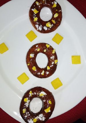 चाँकलेट डोनट (chocolate donut recipe in marathi) रेसिपी चे मुख्य फोटो 