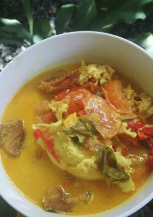 Foto resep Ikan Asin Masak Santan
