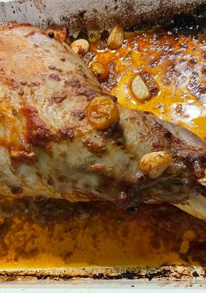 Une photo de Gigot à l'ail et tomates