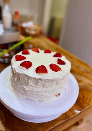 Foto resep Cake strawberry