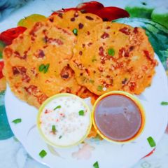 A picture of Tasty healthy nutritious Sattu powder high protein Chilla.