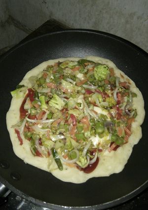 Foto resep Pizza sederhana teflon
