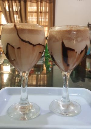 A picture of Chocolate shake.