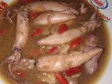 Tumis cumi asin kuah